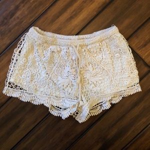 Lace shorts